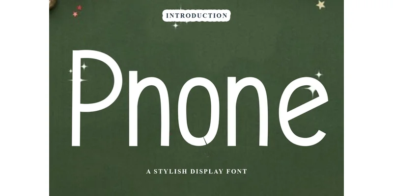 Phone Font by FreshTypeINK — Sans Serif Font