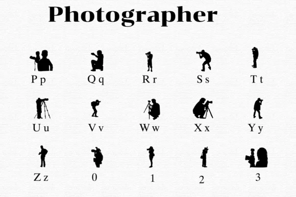 Photographer by Nongyao — Dingbats Font — thumbnail 3