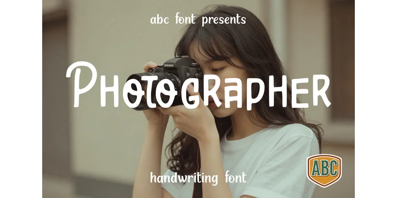 Photographer Font by ABC Font — Display Font