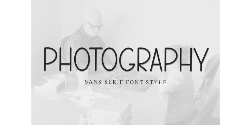 Photography Font by Inermedia STUDIO — Sans Serif Font