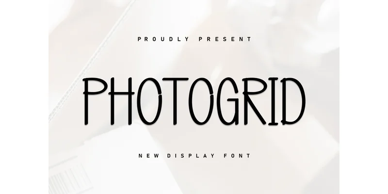 Photogrid Font by ArtLine Design — Display Font