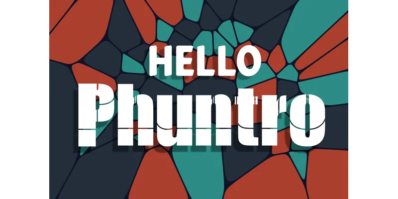 Phuntro Font by mhd.usman00 — Display Font — thumbnail 2