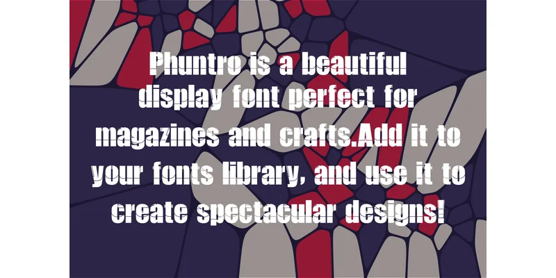 Phuntro Font by mhd.usman00 — Display Font — thumbnail 5