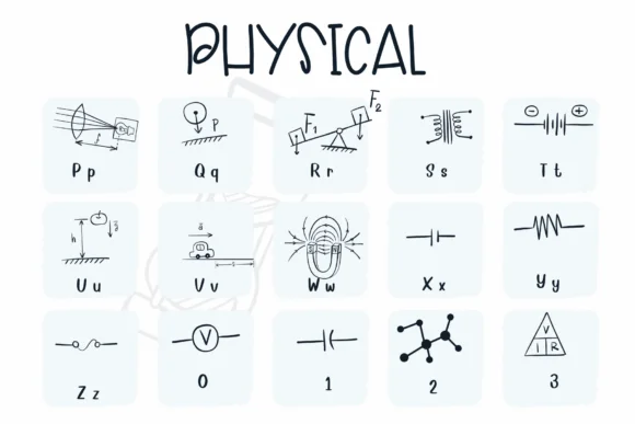 Physical by Sirinart — Dingbats Font — thumbnail 3