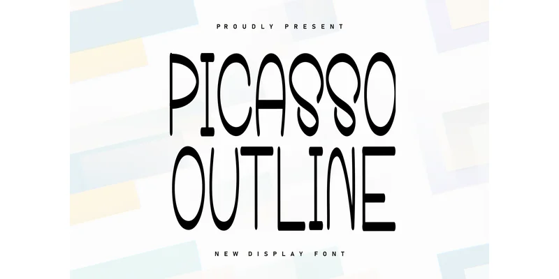 Picasso Outline Font by Berkah Shop — Display Font