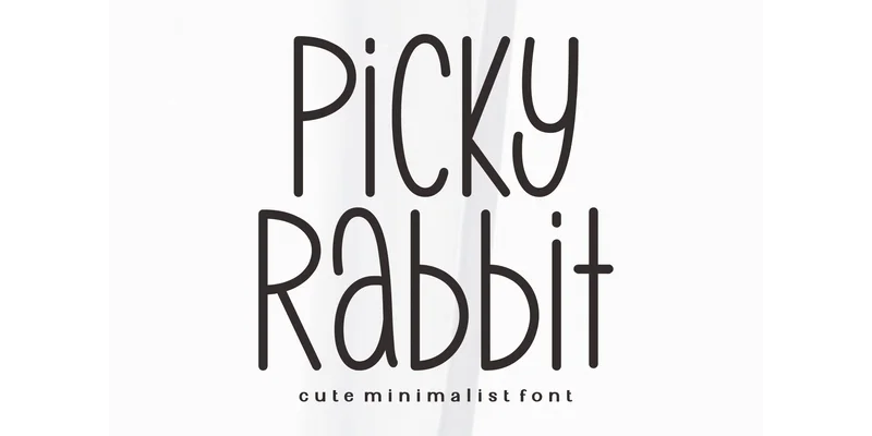Picky Rabbit Font by Ade (7NTypes) — Display Font