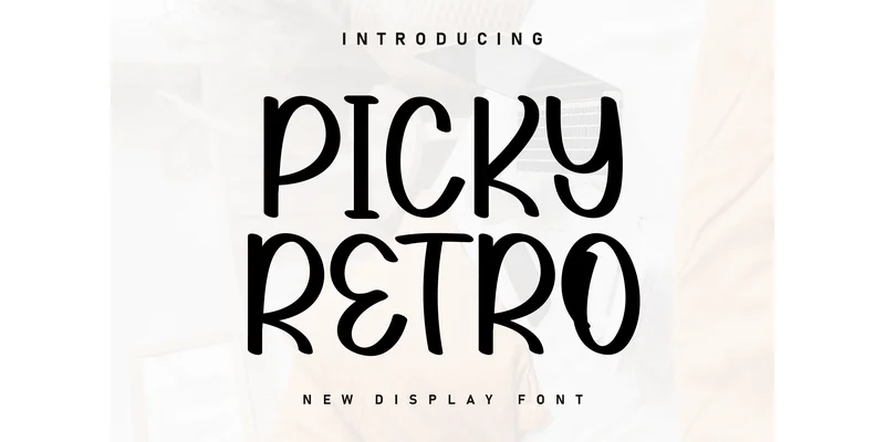 Picky Retro Font by Berkah Shop — Display Font