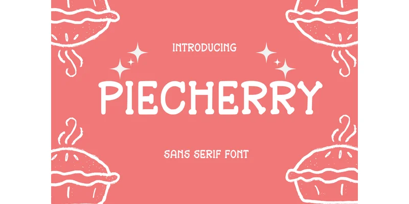 Pie Cherry Font by CraftedType Studio — Sans Serif Font