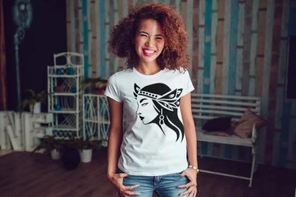 Pin-up Tribal Girl by MOMAT THIRTYONE — Dingbats Font — thumbnail 3
