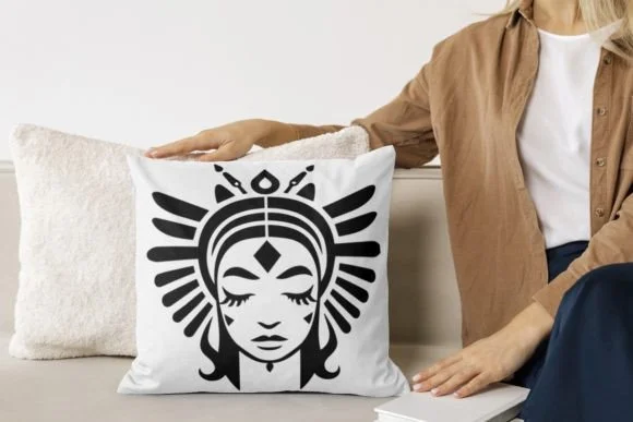 Pin-up Tribal Girl by MOMAT THIRTYONE — Dingbats Font — thumbnail 7