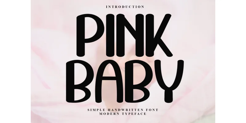 Pink Baby Font by Inermedia STUDIO — Display Font