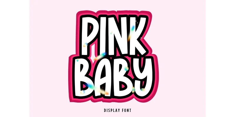 Pink Baby Font by Minimalist Eyes — Display Font
