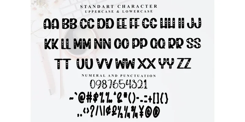 Pink Cute Font by FreshTypeINK — Display Font — thumbnail 4