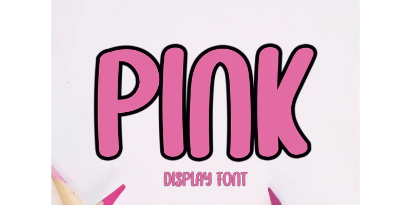 Pink Font by PiPi Creative — Display Font