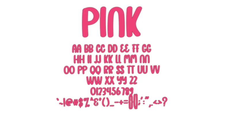 Pink Font by PiPi Creative — Display Font — thumbnail 6