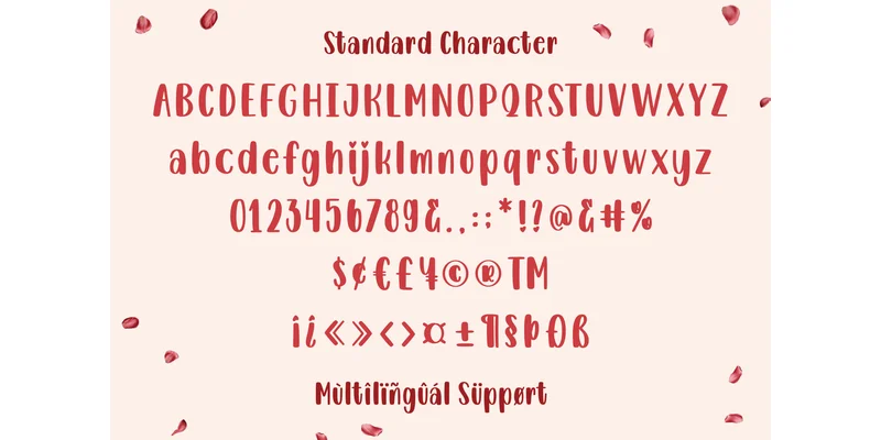 Pink Rose Font by Mozatype — Display Font — thumbnail 6