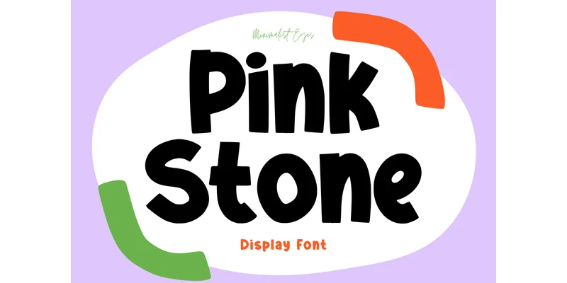 Pink Stone Font by Minimalist Eyes — Display Font