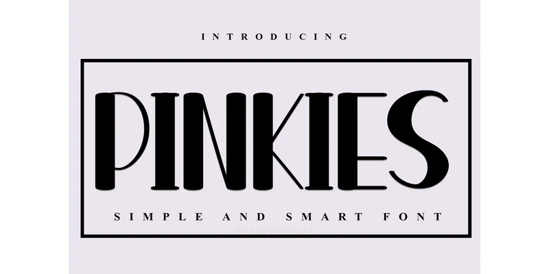 Pinkies Font by FreshTypeINK — Display Font
