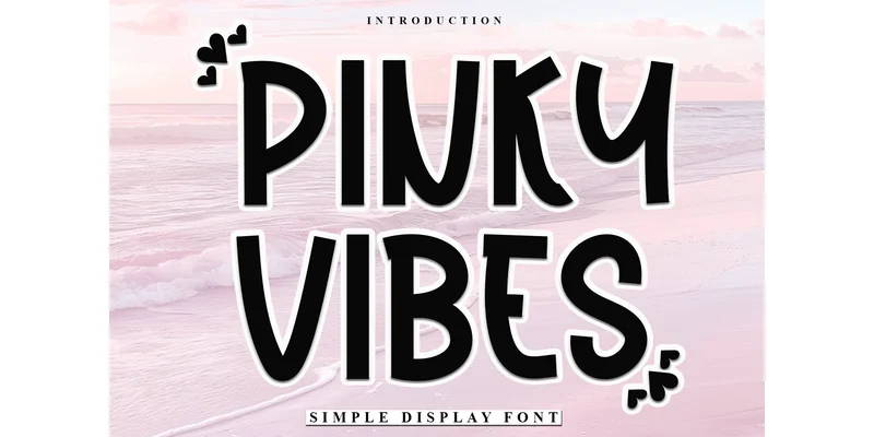 Pinky Vibes Font by FreshTypeINK — Display Font