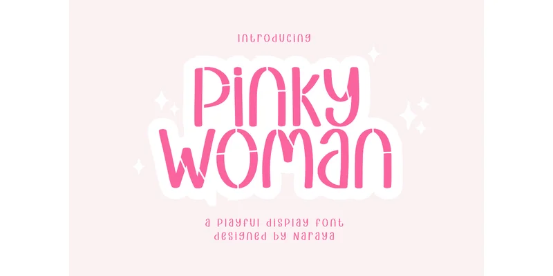 Pinky Woman Font by Naraya Studio — Display Font