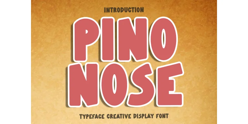 Pino Nose Font by PiPi Creative — Display Font