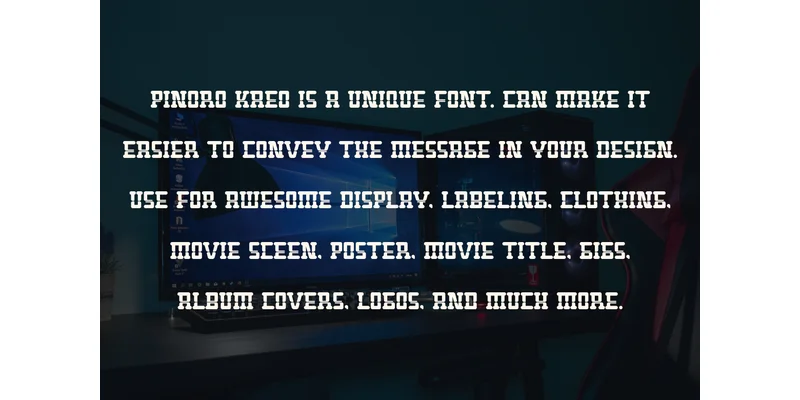 Pinoro Kaeo Font by vandesignstd — Display Font — thumbnail 3