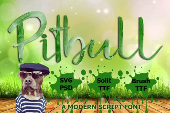 Pitbull by FontCloud — Color Fonts Font