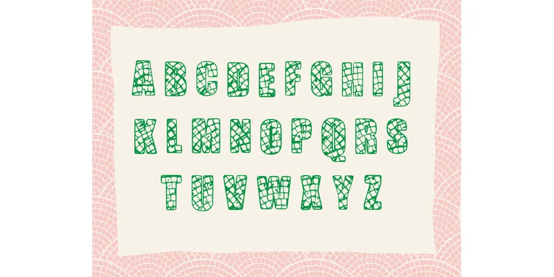 Pixel-mosaic Font by Happy Bamboo — Display Font — thumbnail 2