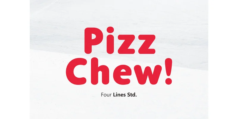 Pizz Chew Font by Fourlines.design — Display Font
