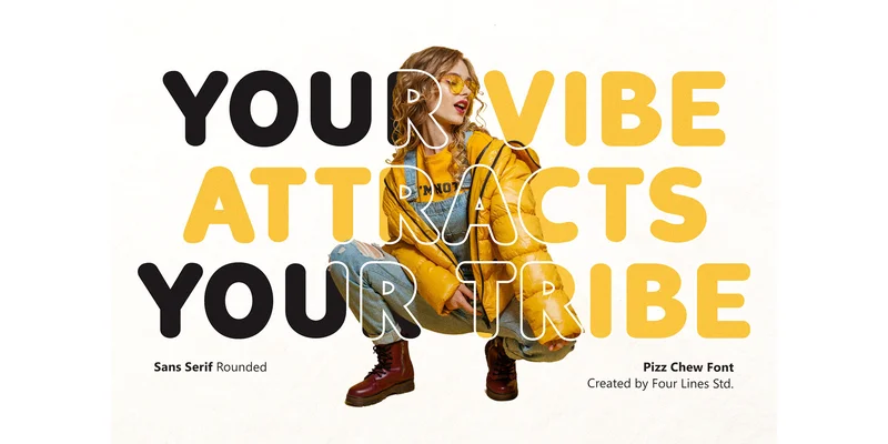 Pizz Chew Font by Fourlines.design — Display Font — thumbnail 3
