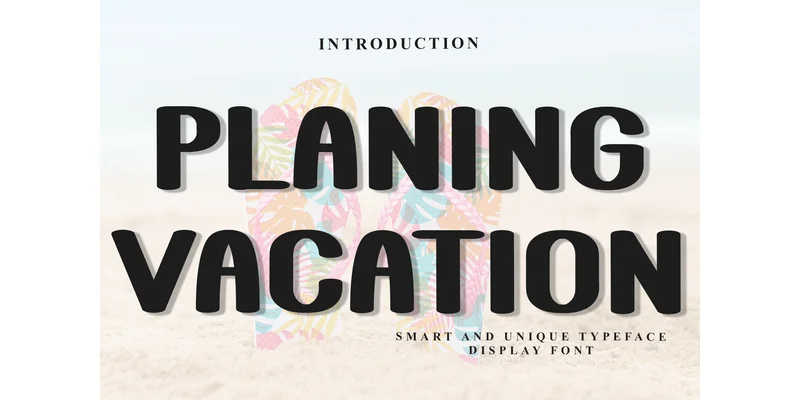 Planing Vacation Font by Inermedia STUDIO — Display Font