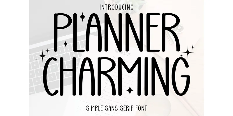 Planner Charming Font by Eystore by Eystore — Sans Serif Font