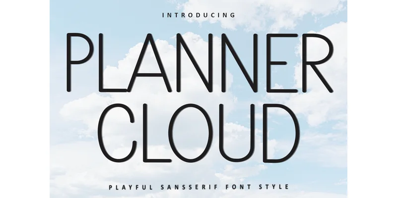 Planner Cloud Font by FreshTypeINK — Sans Serif Font