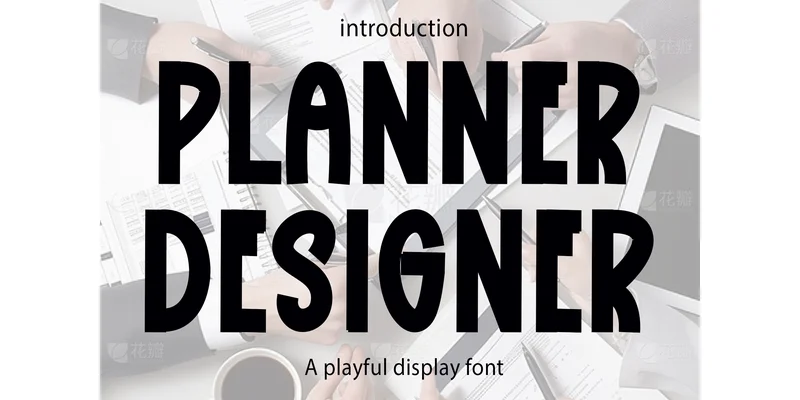 Planner Designer Font by FreshTypeINK — Display Font