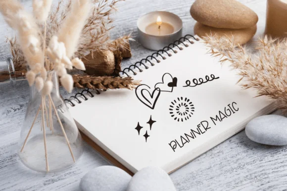 Planner Magic by Sirinart — Dingbats Font — thumbnail 6