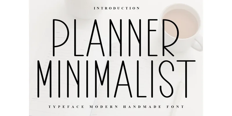 Planner Minimalist Font by FreshTypeINK — Sans Serif Font