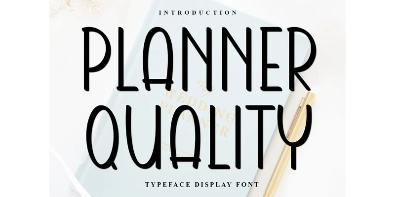 Planner Quality Font by Inermedia STUDIO — Display Font