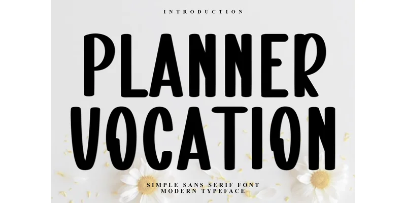 Planner Vocation Font by Inermedia STUDIO — Display Font