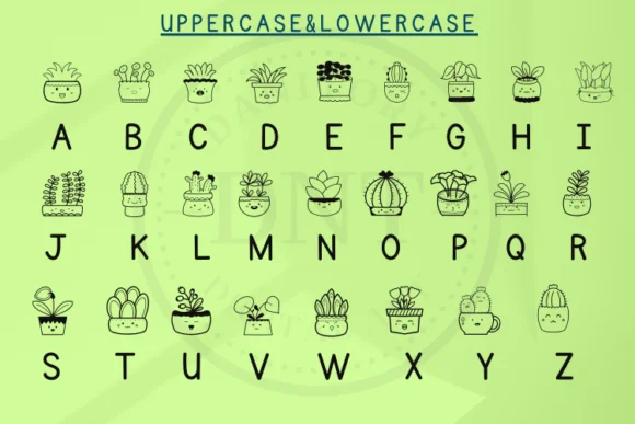 Plants by danita.kukkai — Dingbats Font — thumbnail 2