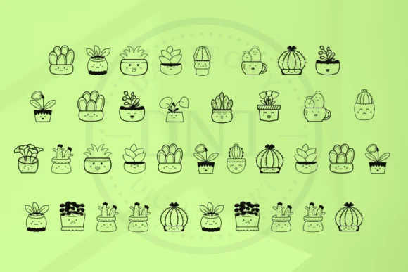 Plants by danita.kukkai — Dingbats Font — thumbnail 3