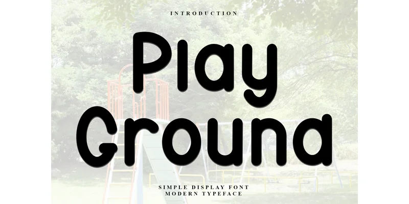 Play Ground Font by FreshTypeINK — Display Font