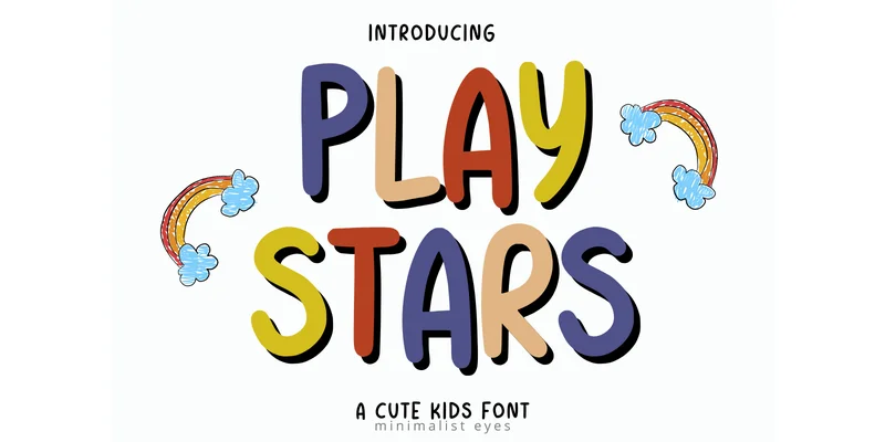 Play Stars Font by Minimalist Eyes — Display Font
