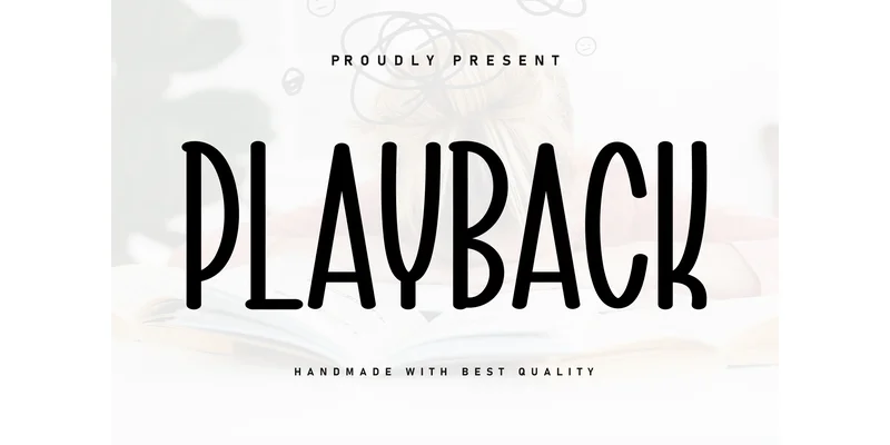 Playback Font by KC Production — Display Font