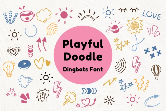 Playful Doodle by Nun Sukhwan — Dingbats Font