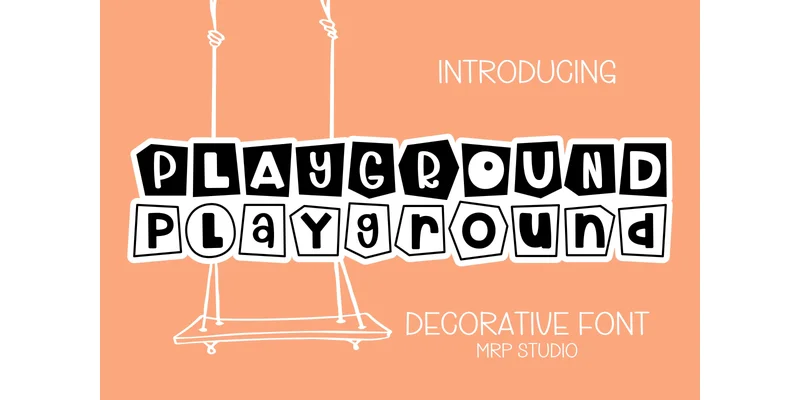 Playground Font by MRP STUDIO by MRP STUDIO — Decorative Font