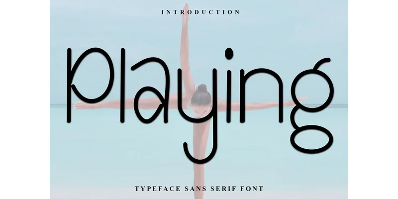 Playing Font by Inermedia STUDIO — Sans Serif Font