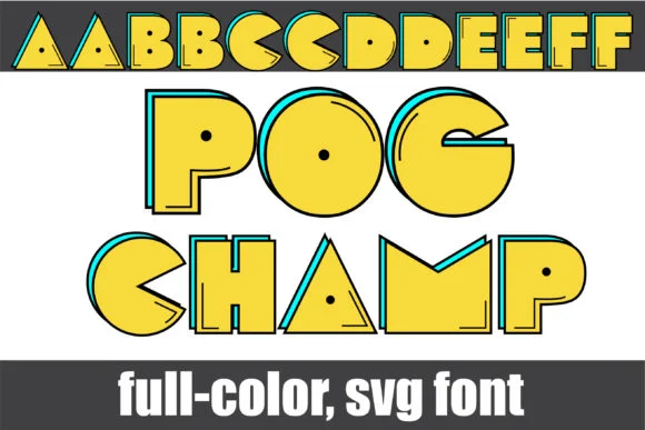 Pog Champ by Illustration Ink — Color Fonts Font