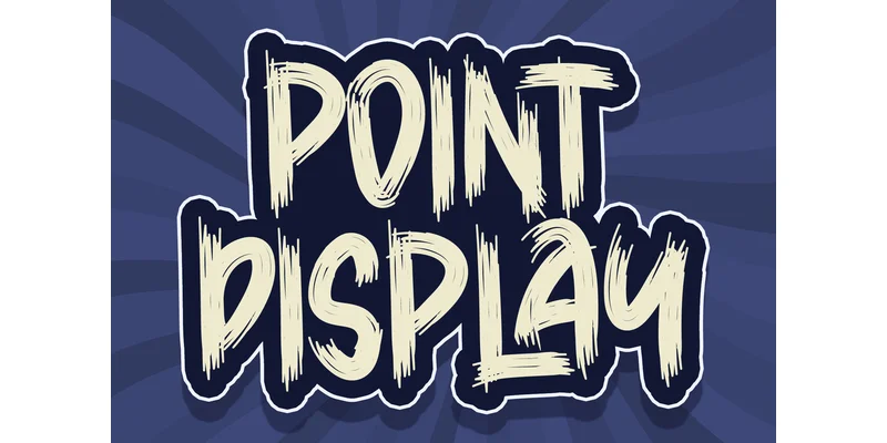 Point Display Font by 21Design by 21Design — Decorative Font