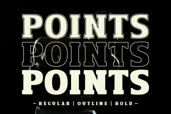 Points by Riman (7NTypes) — Slab Serif Font