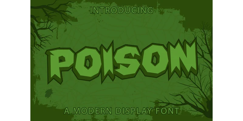 Poison Font by Kido Studio — Display Font